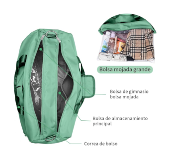 Foto 2 | Maleta Deportiva Lab.G color Verde