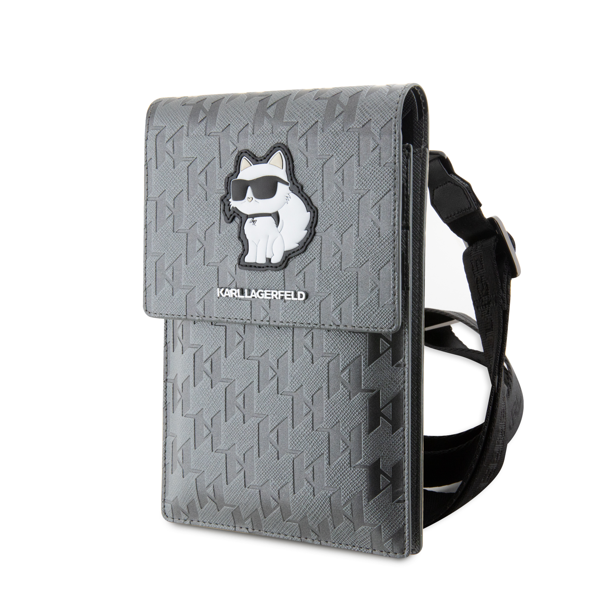 Foto 1 | Wallet Karl Lagerfeld Choupette Kat Plata Universal