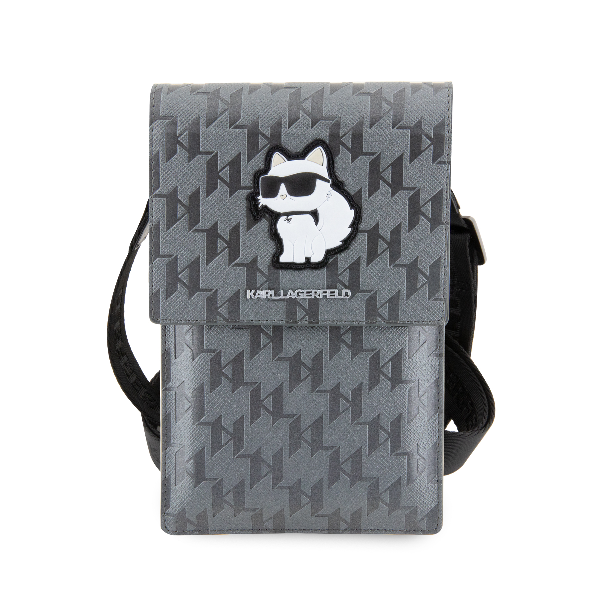 Foto 3 pulgar | Wallet Karl Lagerfeld Choupette Kat Plata Universal