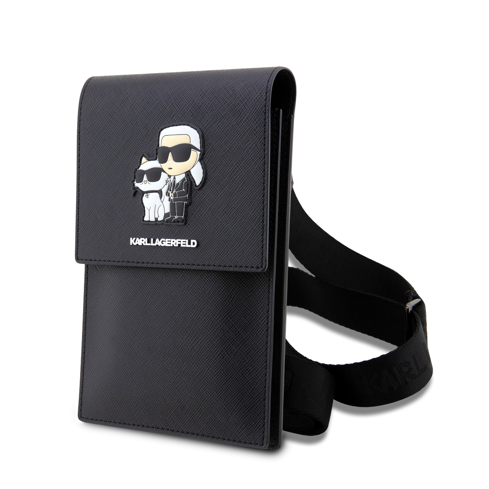 Foto 2 pulgar | Wallet Karl Lagerfeld Karl And Cat Negra Universal