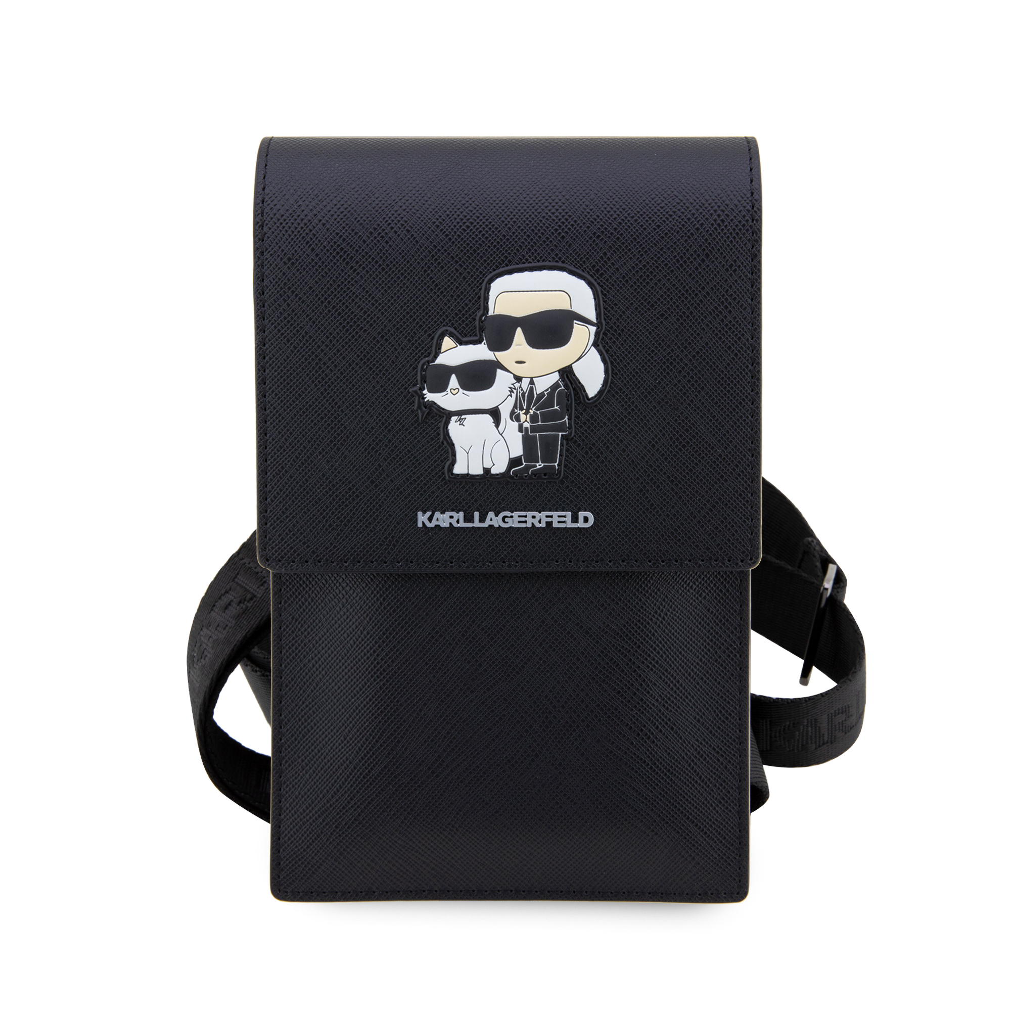 Foto 3 pulgar | Wallet Karl Lagerfeld Karl And Cat Negra Universal
