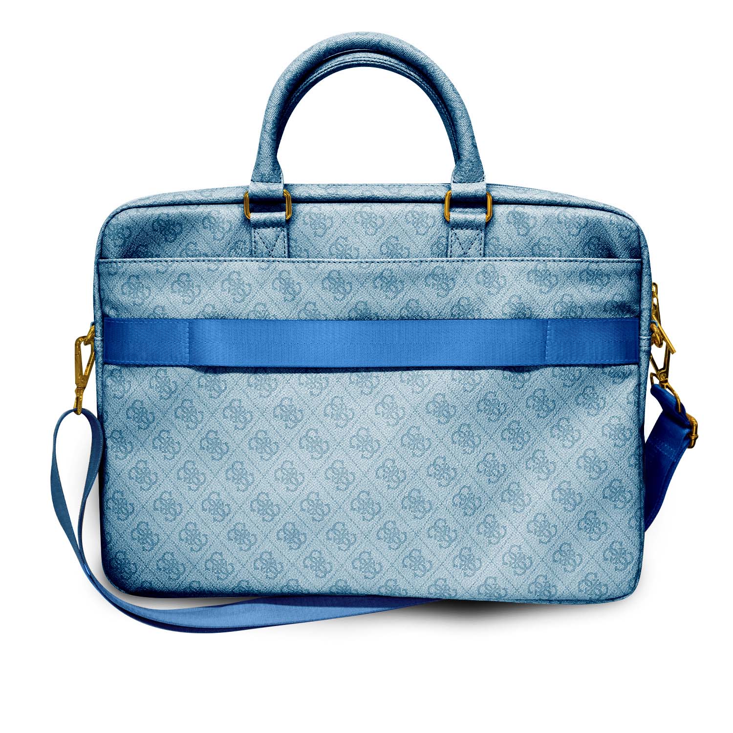 Foto 4 pulgar | Portafolio Guess 4G Azul 15''