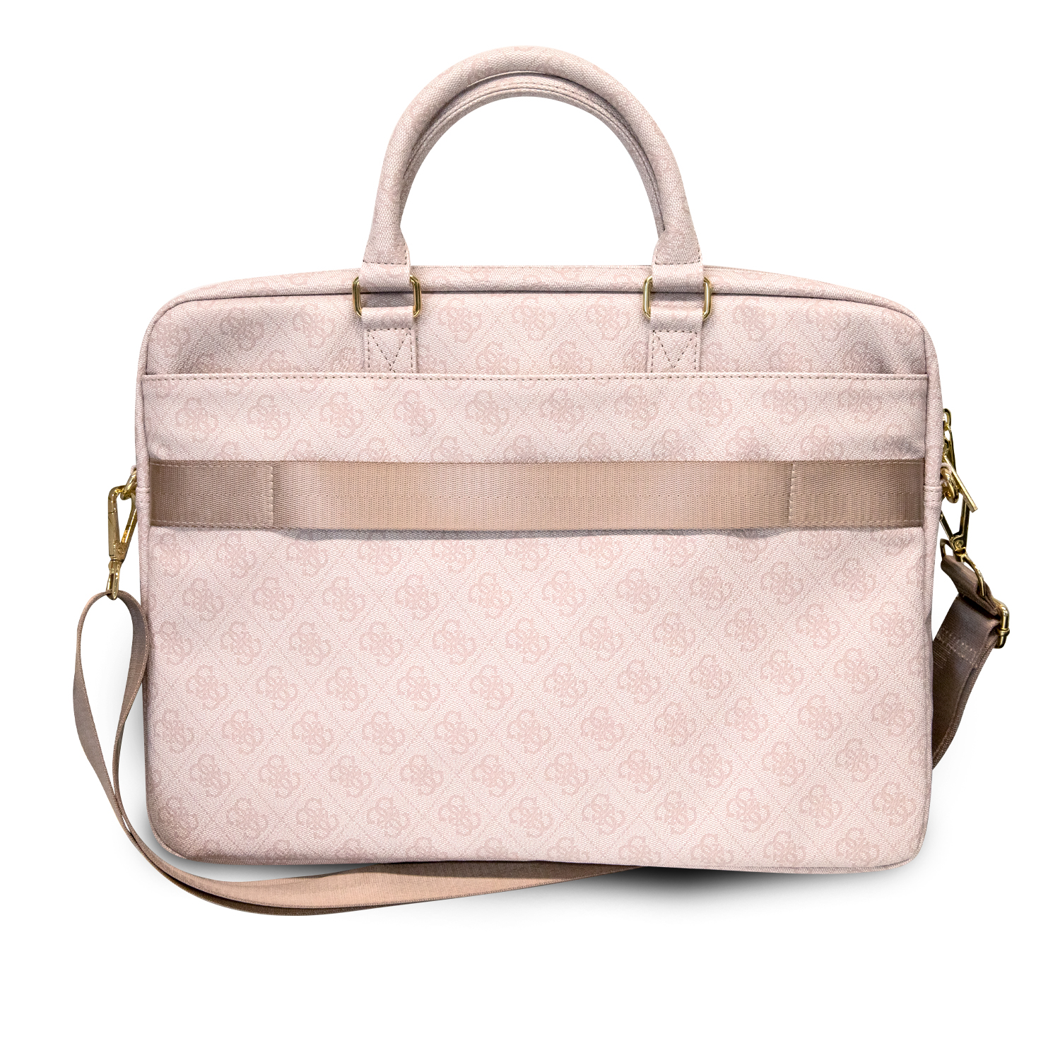 Foto 4 pulgar | Maleta de Mano Guess Rosa