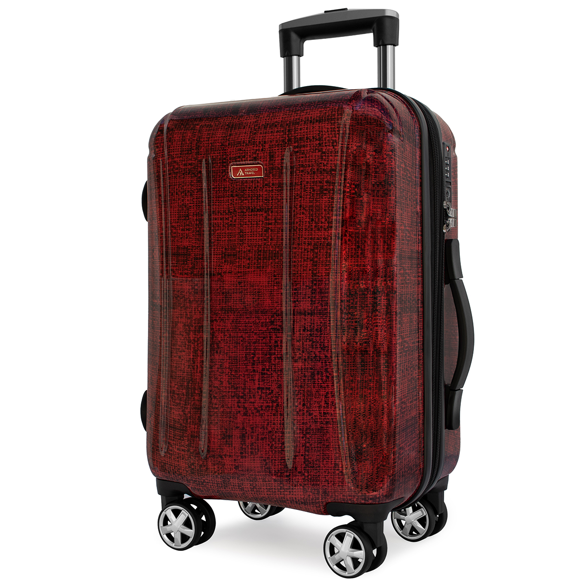 Foto 2 pulgar | Maleta De Mano Carry On 20'' Policarbonato Armored Travel Rojo Marte Pro-x