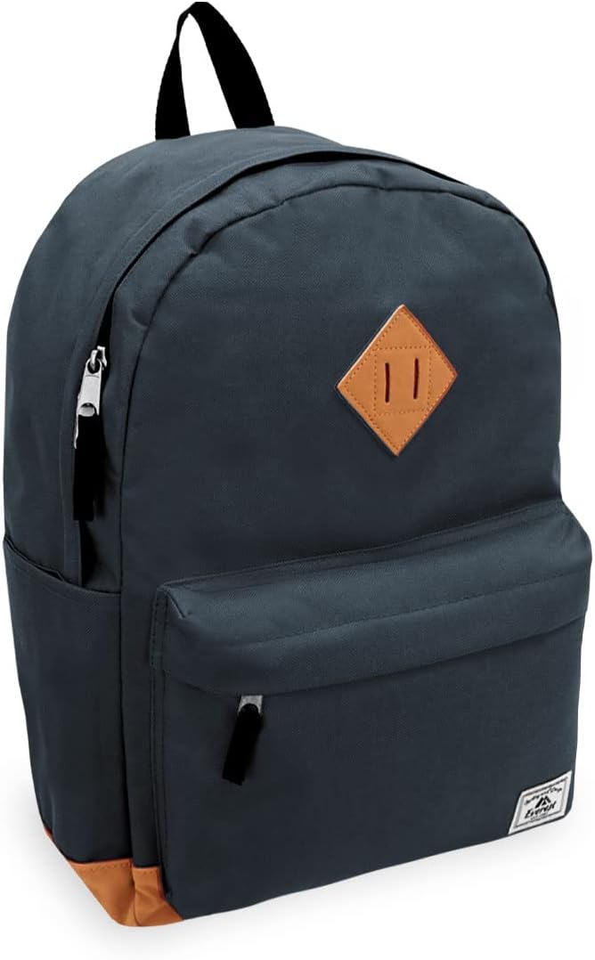 Mochila Vintage Unisex Para Laptop color Azul Marino Talla Única