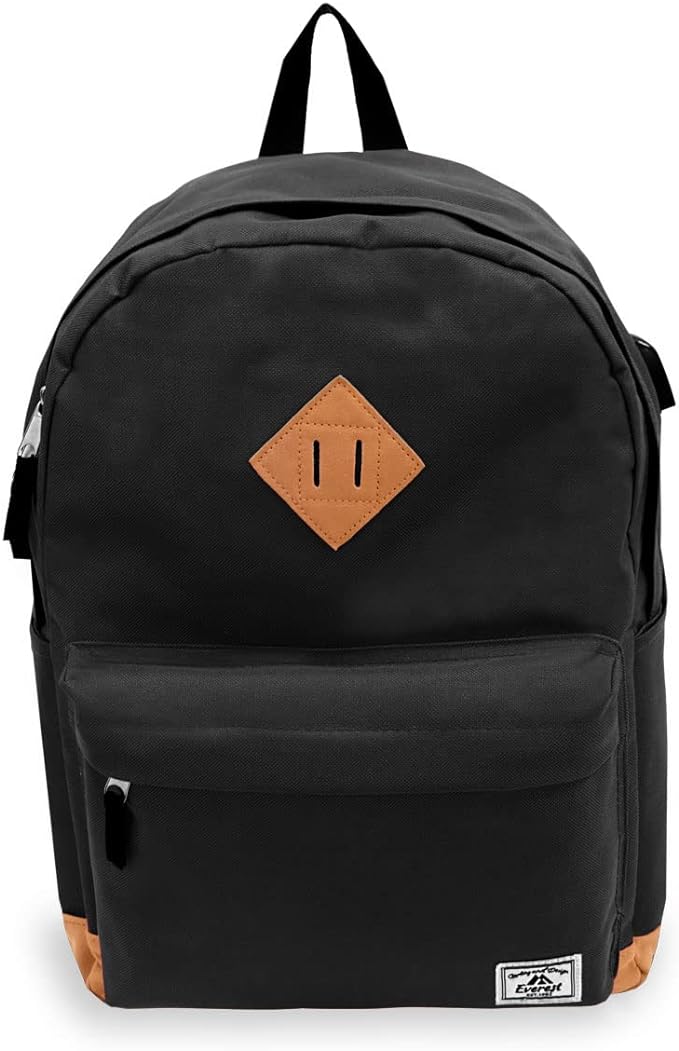 Foto 3 pulgar | Mochila Vintage Unisex Everest color Negro Talla Única