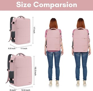 Foto 3 | Mochila de Viaje para Mujer con Puerto de Carga USB y Bolsa para Zapatos