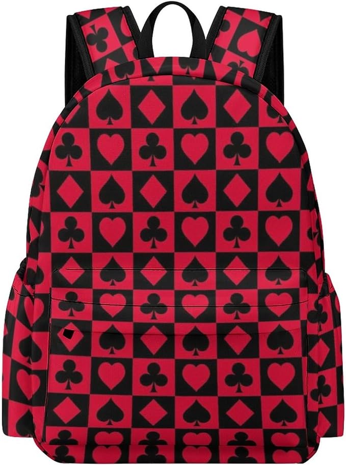 Foto 1 | Mochila de Viaje con Impresión de Póquer para Hombres y Mujeres Ligera y Espaciosa