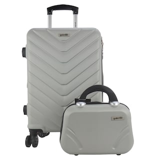 Foto 1 | Maleta Rígida Go Travel 14y 20'' 2 Piezas Plateadas