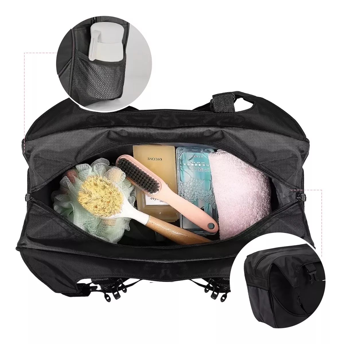 Foto 3 pulgar | Bolsa de Yoga Mochila de Gym Multifuncional Eo Safe Imports Esi-11462 Negra