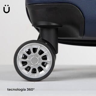 Foto 6 | Maleta de Mano Rumbo Azul 20" 10kg con Ruedas 360 con Candado Rígida