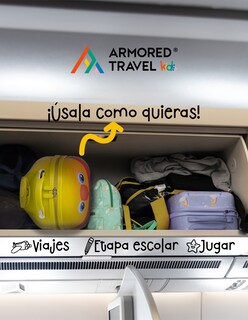 Foto 7 | Maleta de Viaje Armored Travel Amarillo Pájaro