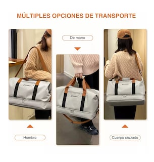 Foto 4 | Maleta Deportiva de Viaje Lab.G Color Gris