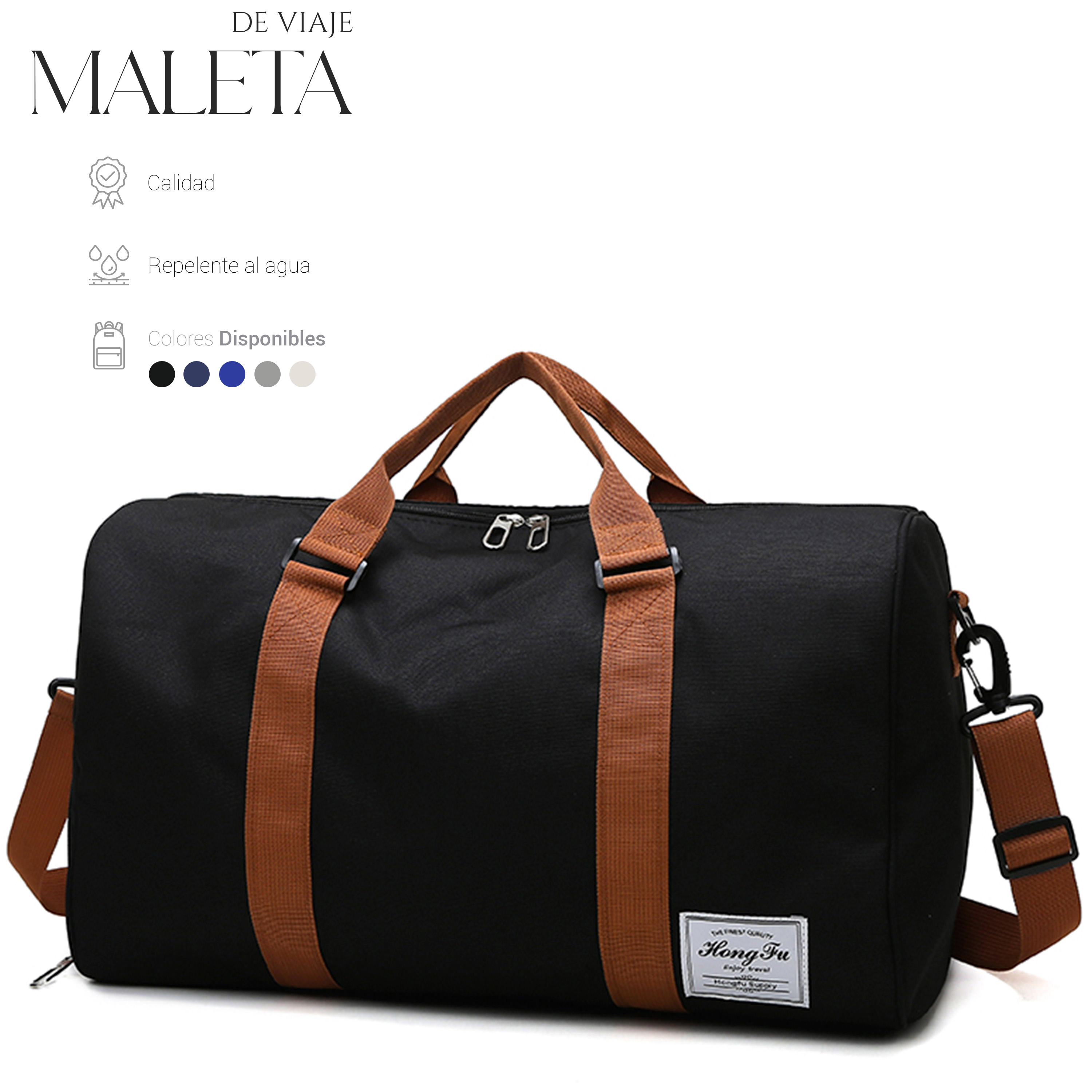 Foto 2 | Maleta De Viaje Bolsa Shendy Vendy Mochila Fitness Bag Negro