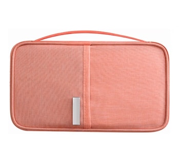 Foto 3 | Cartera Porta Funda - Pasaporte - Documentos color Rosa