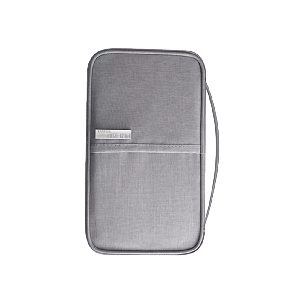 Foto 1 | Cartera Porta Funda - Pasaporte - Documentos color Gris