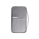 Cartera Porta Funda - Pasaporte - Documentos color Gris