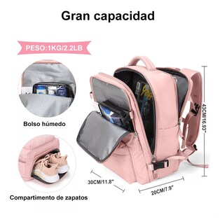 Foto 5 | Mochila Lab.G Rosa para Laptop de 18"