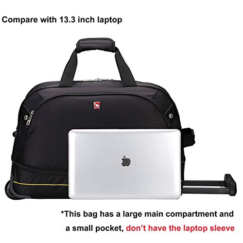 Foto 6 pulgar | Bolsa de Viaje Oiwas Negra 55 Litros con Ruedas 22'' - Venta Internacional