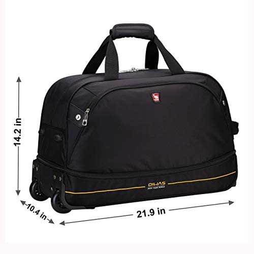 Foto 7 pulgar | Bolsa de Viaje Oiwas Negra 55 Litros con Ruedas 22'' - Venta Internacional
