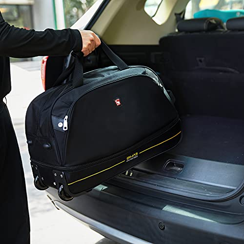 Foto 8 pulgar | Bolsa de Viaje Oiwas Negra 55 Litros con Ruedas 22'' - Venta Internacional