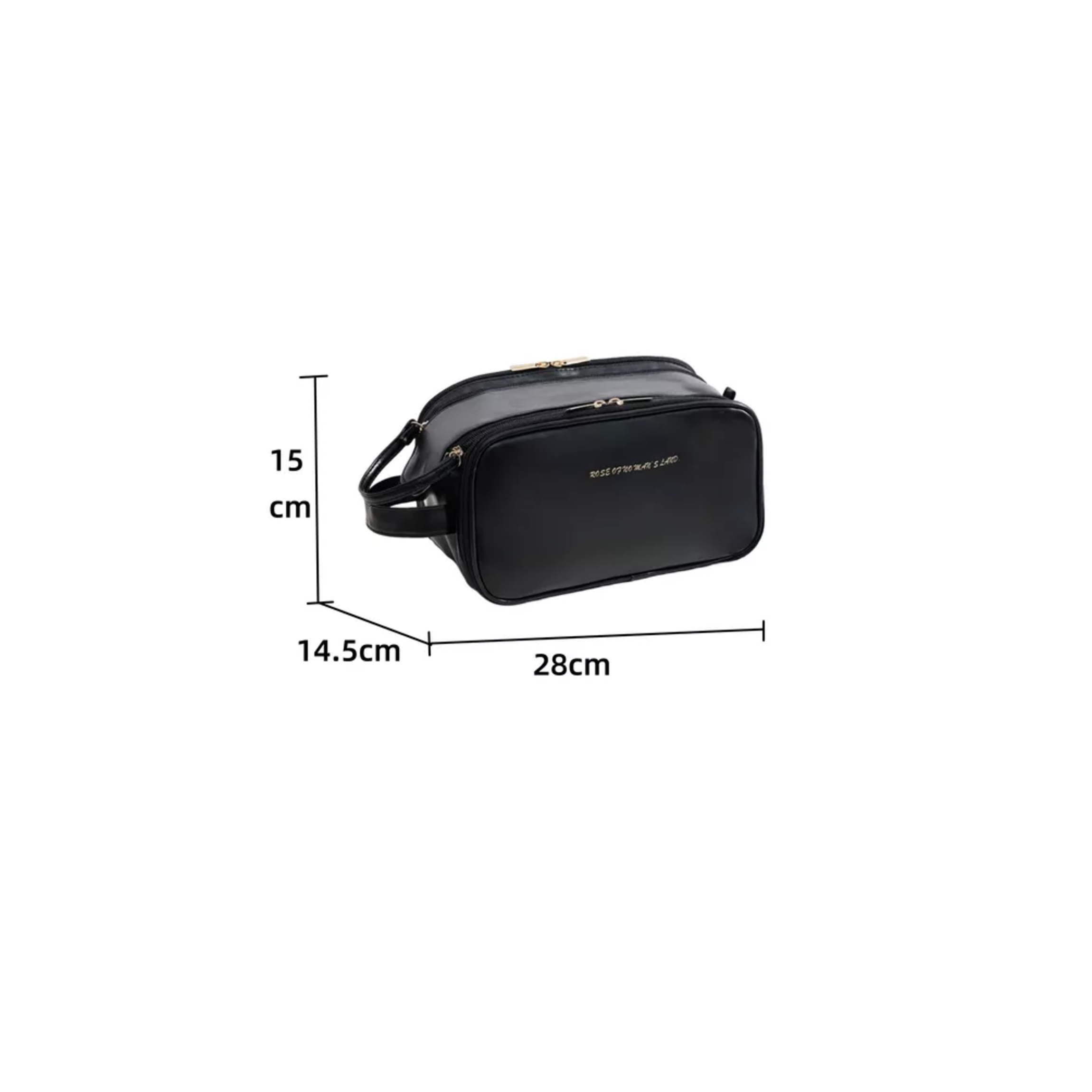 Foto 4 pulgar | Neceser Cosmetiquera Profesionale Bolsa Para Mujer De Viaje Negro