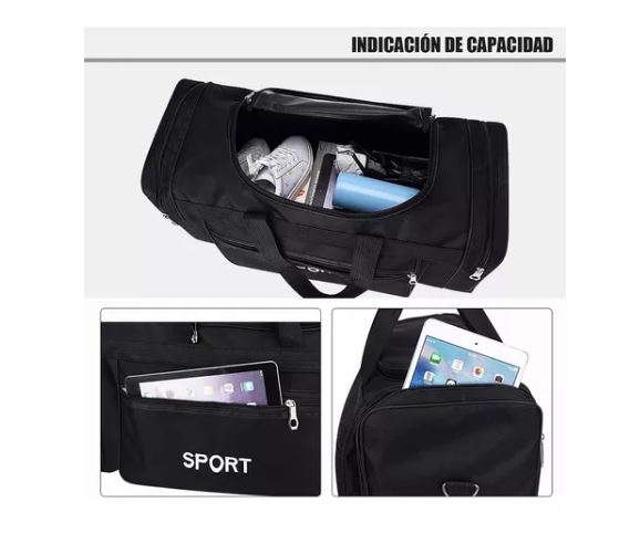 Foto 3 | Maletas De Mano Hombre Deportiva Para Viaje, Azul