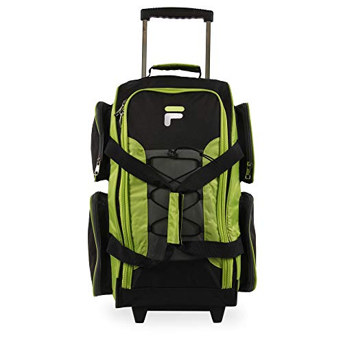 Foto 2 pulgar | Bolsa de Viaje Ligera Fila 22 Carry On Rolling Neon Lime - Venta Internacional