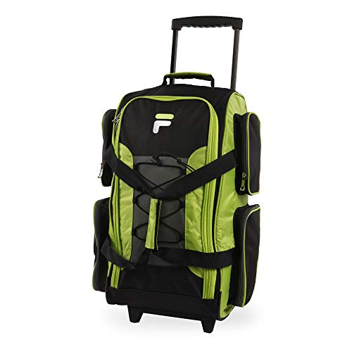 Foto 3 pulgar | Bolsa de Viaje Ligera Fila 22 Carry On Rolling Neon Lime - Venta Internacional