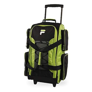 Foto 2 | Bolsa de Viaje Ligera Fila 22 Carry On Rolling Neon Lime - Venta Internacional