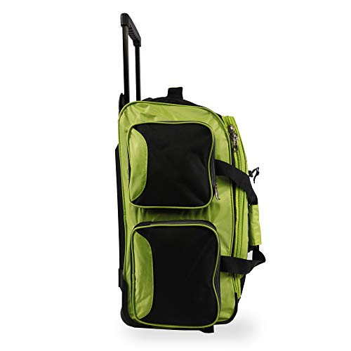 Foto 6 pulgar | Bolsa de Viaje Ligera Fila 22 Carry On Rolling Neon Lime - Venta Internacional