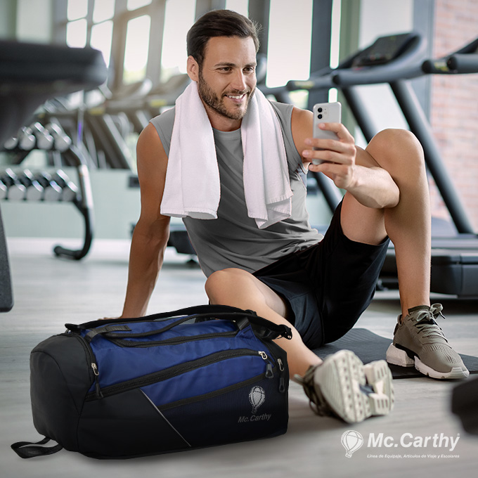 Foto 6 pulgar | Maletín Deportivo con Zapatera McCarthy MD-1 Azul