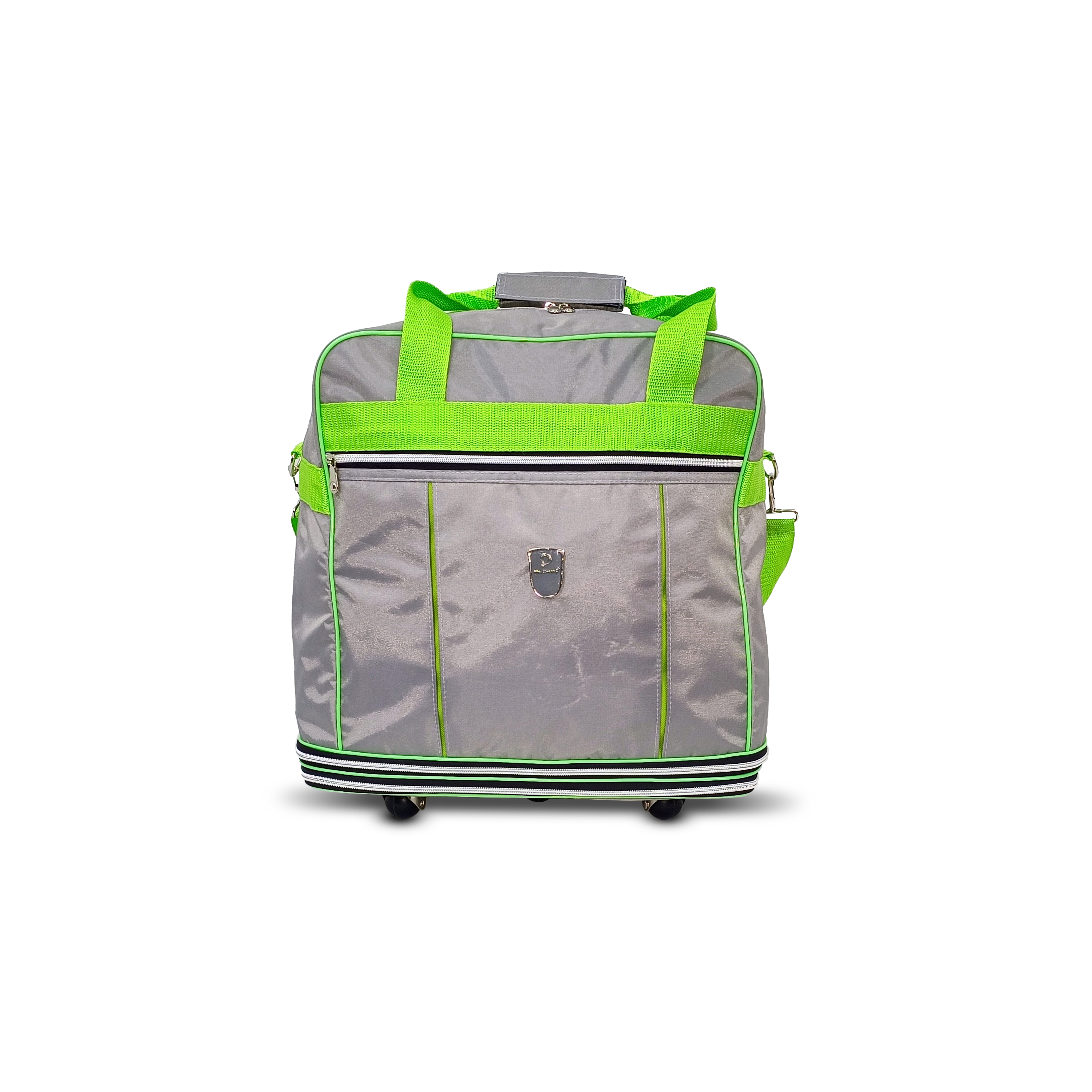 Foto 2 pulgar | Maletin Expandible Con Ruedas 24'' Mccarthy  Modelo Expandible-24 Gris/verde