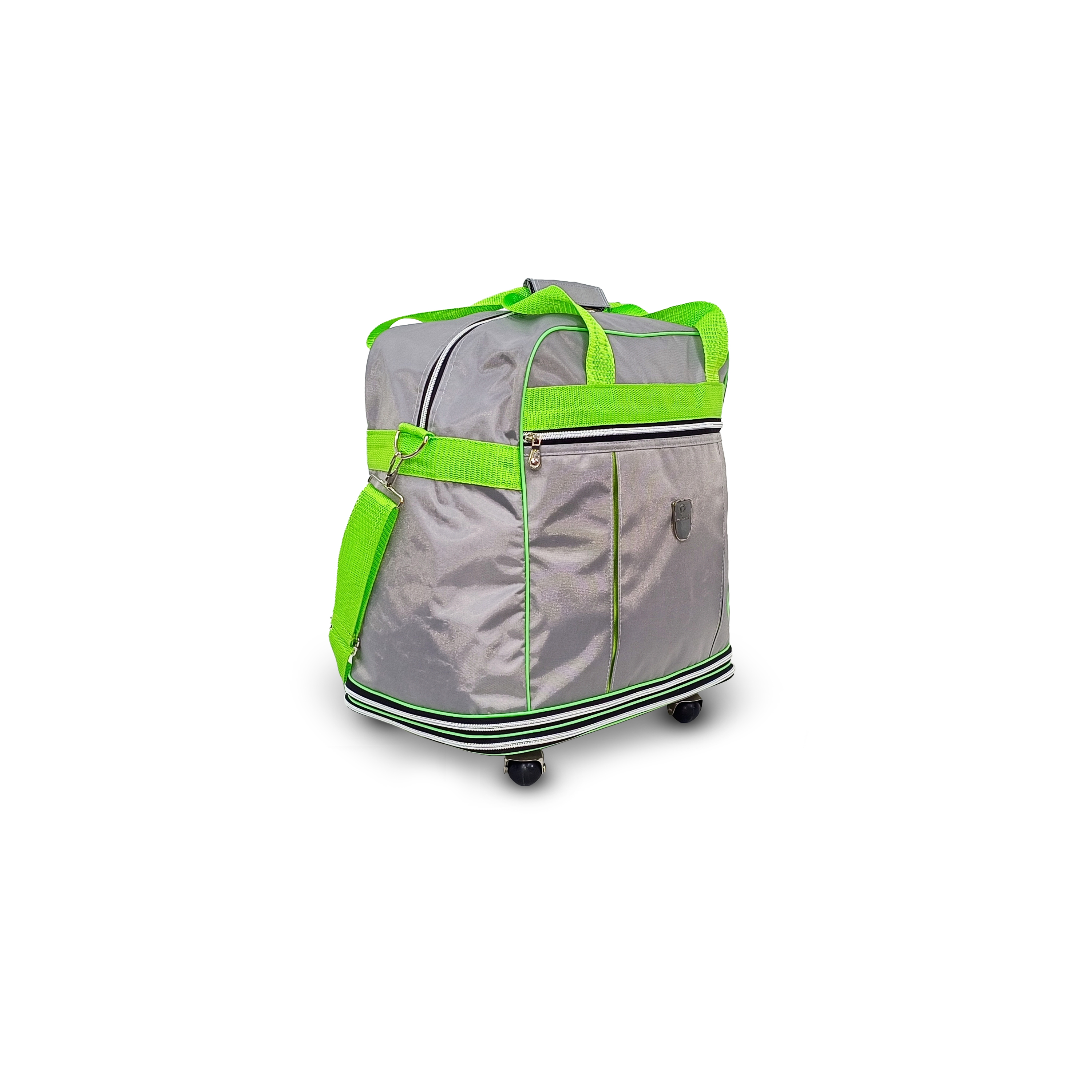 Foto 2 | Maletin Expandible Con Ruedas 24'' Mccarthy  Modelo Expandible-24 Gris/verde