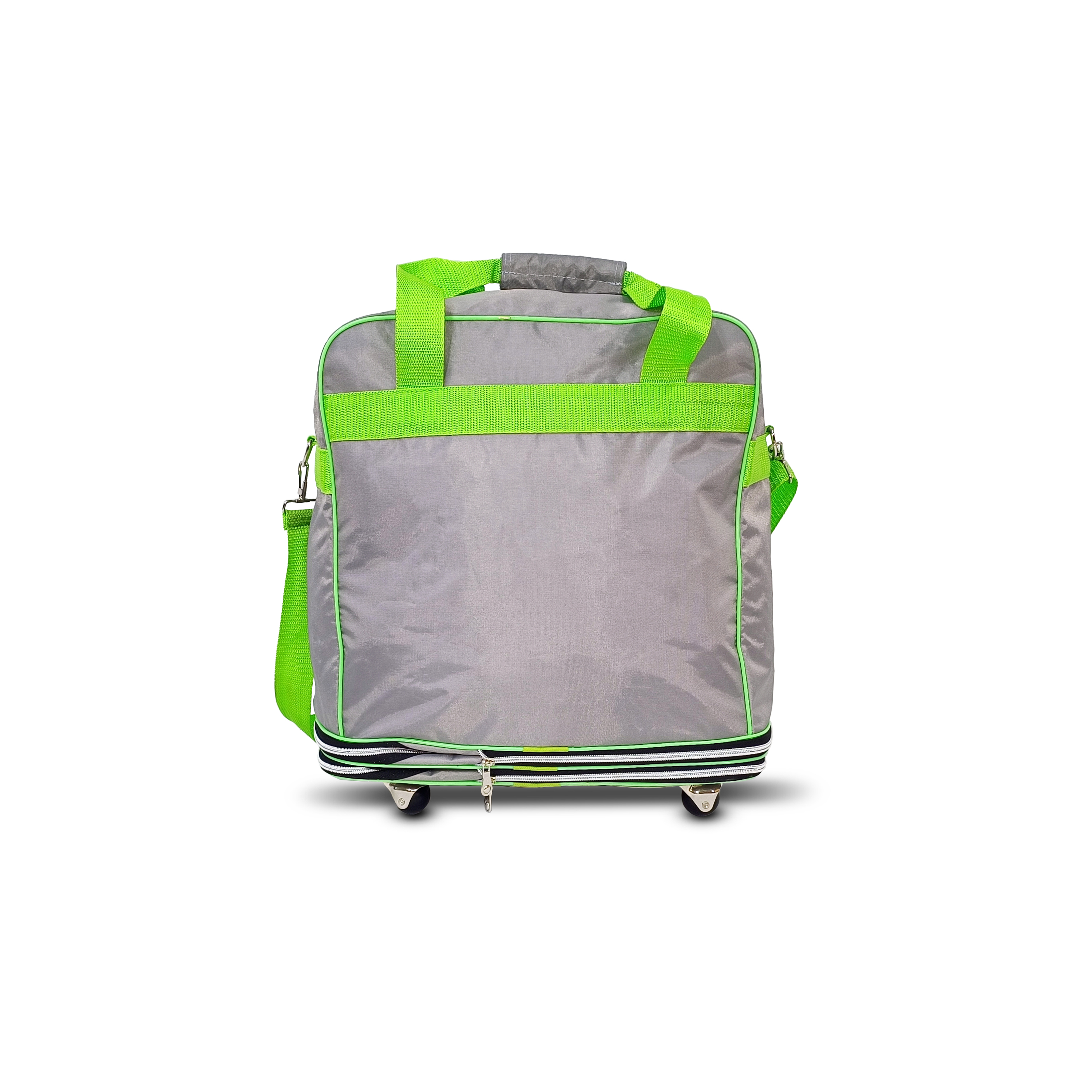 Foto 6 pulgar | Maletin Expandible Con Ruedas 24'' Mccarthy  Modelo Expandible-24 Gris/verde