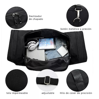 Foto 3 | Gran Capacidad Maleta Deportiva Bolso Fitness Moda Eo Safe Imports Esi-14060 Azul