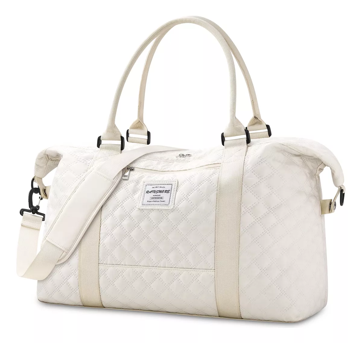 Foto 1 | Maleta Deportiva Mujer Impermeable Bolsa Para Gym  Eo Safe Imports Esi-14065 Beige