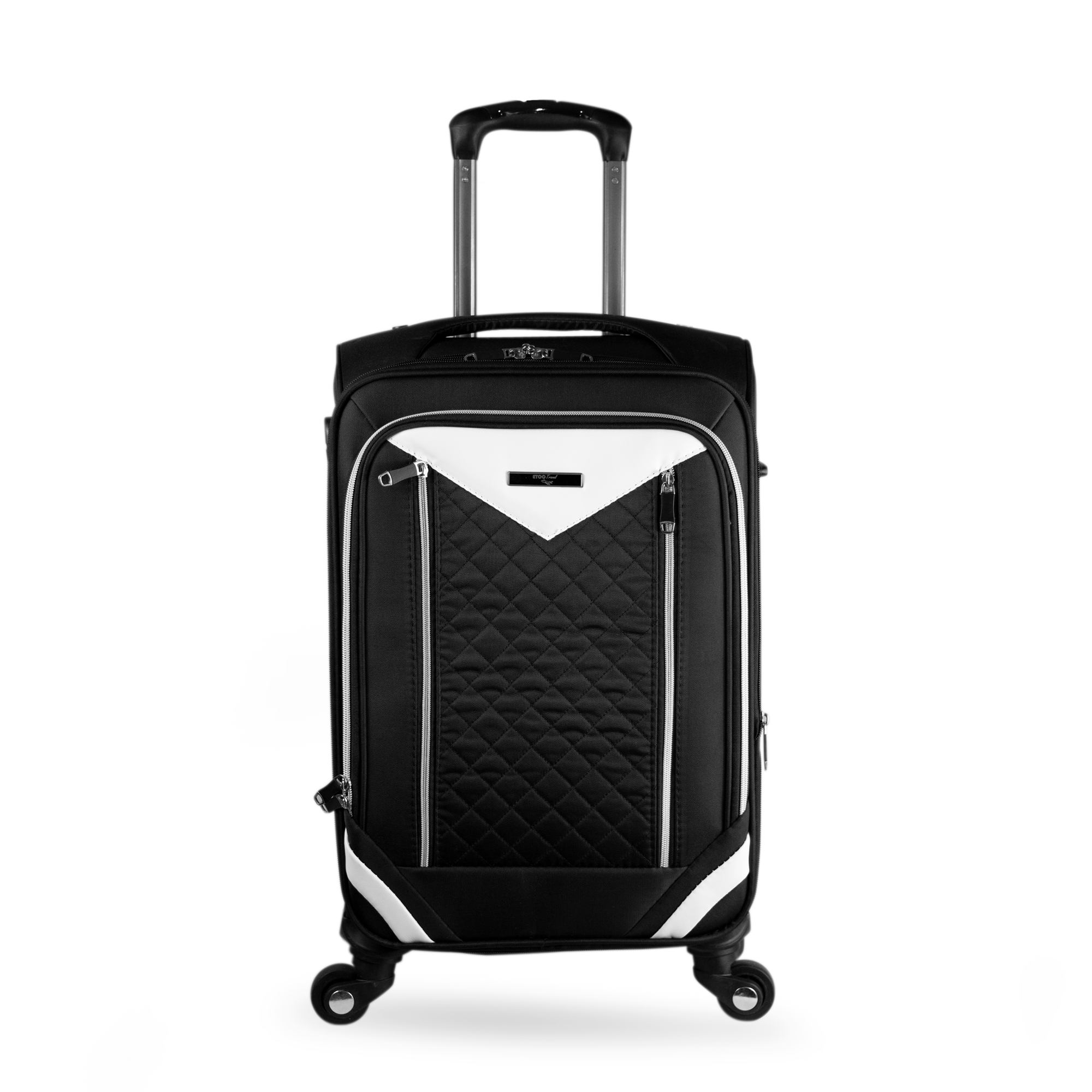 Maleta De Tela 10-15 Kg Equipaje De Mano Color Negro Carry On Avion Etco Travel