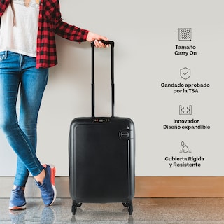 Foto 2 | Maleta Carry On Sendera 20” Negro con Candado