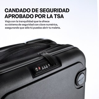 Foto 6 | Maleta Carry On Sendera 20” Negro con Candado