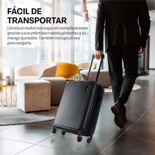Foto 8 | Maleta Carry On Sendera 20” Negro con Candado