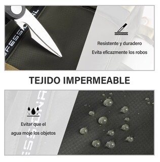 Foto 4 | Maletin Pechera Para Hombre Multibolsillo Verde Oscuro