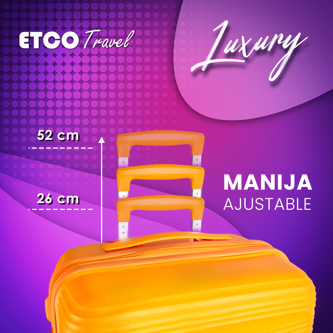 Foto 5 pulgar | Maleta de Mano Rígida Naranja Carry On 21" Tourister