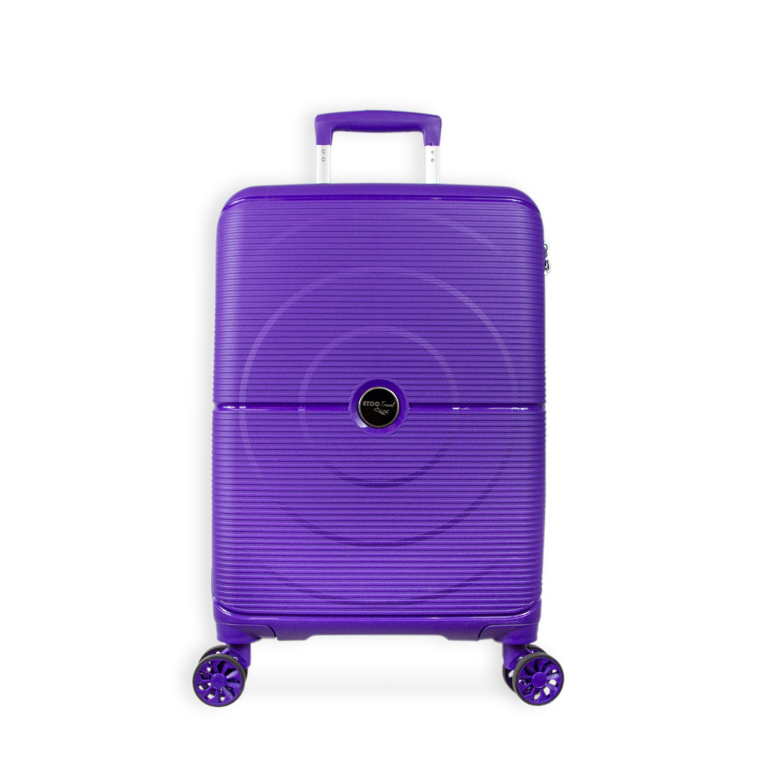 Maleta De Mano Rígida Color Morado Carry On 10 Kgs Avión Tipo American