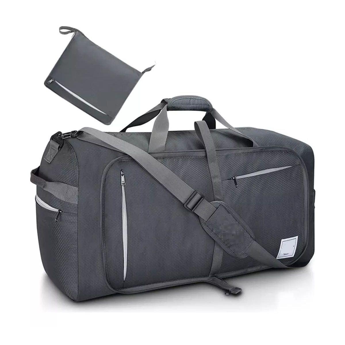 Foto 2 pulgar | Maleta Deportiva Bolsa De Deporte Gym Plegable Bolsa 65l Eo Safe Imports Esi-15693 Gris