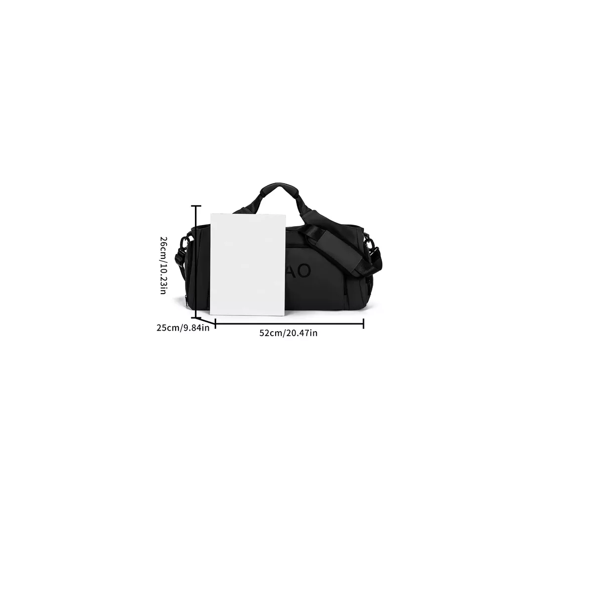 Foto 3 pulgar | Maletas Deportivas Bolsa De Viaje Gym Eo Safe Imports Esi-15692 Negro