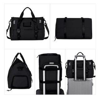 Foto 2 | Maleta Deportiva Gym Bolsa De Viaje Para Gimnasio Fitness Eo Safe Imports Esi-15694 Negro