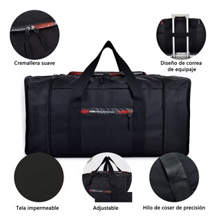 Foto 2 | Bolsa De Viaje Portátil Deportiva Fitness Mochila Maleta 70l Eo Safe Imports Esi-15688 Negro
