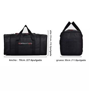 Foto 3 | Bolsa De Viaje Portátil Deportiva Fitness Mochila Maleta 70l Eo Safe Imports Esi-15688 Negro
