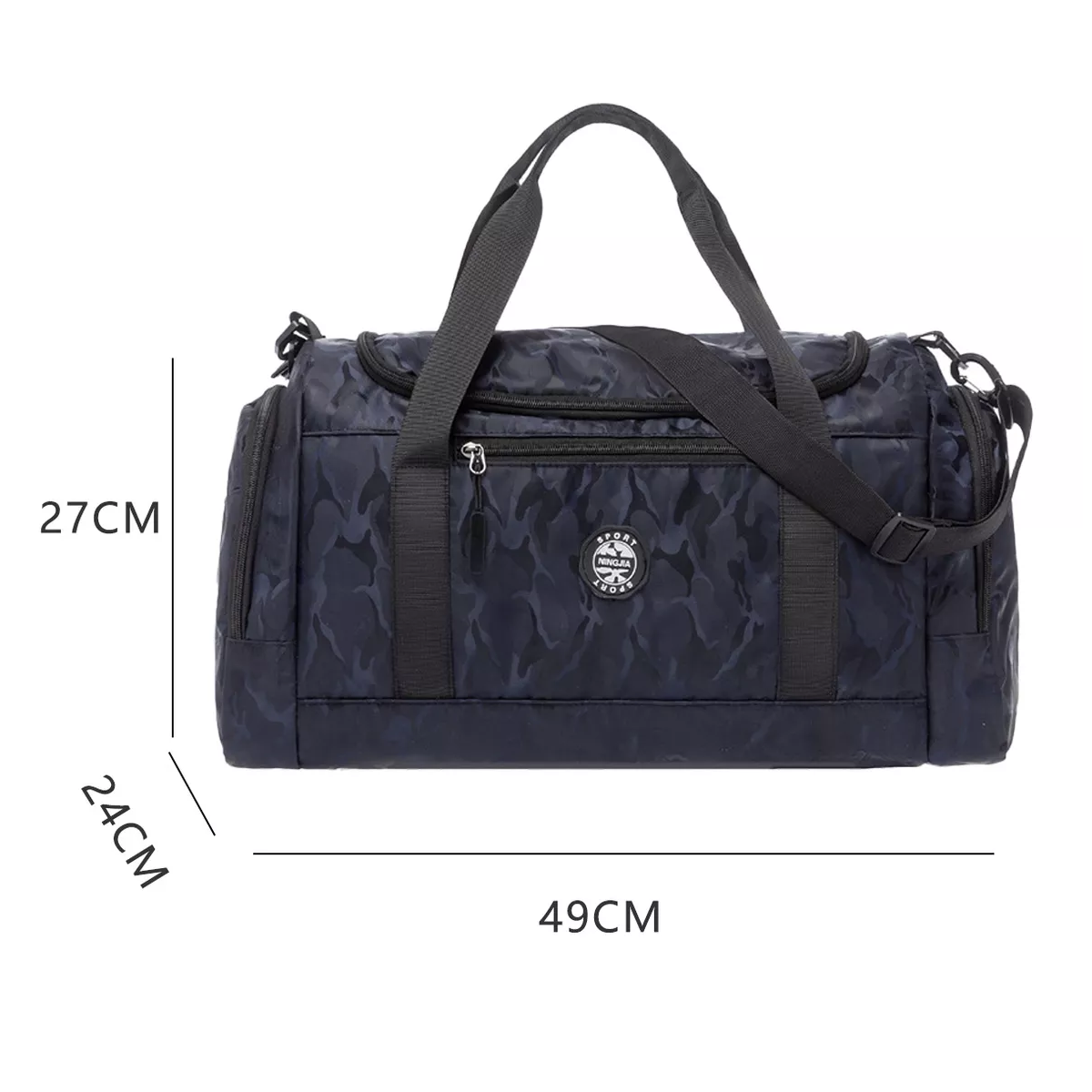 Foto 2 | Maletas Deportiva Mochila De Gym Viaje Equipaje De Hombre Eo Safe Imports Esi-15683  Azul